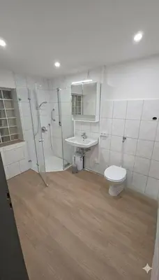 Ein Badezimmer in der Unterkunft Expat Apartment Furnished Near Heidelberg Center