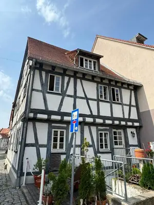 Das Gebäude in dem sich die Ferienwohnung befindet