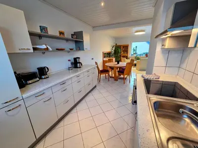 Küche/Küchenzeile in der Unterkunft Geräumige Wohnung mit 4 Betten und Balkon