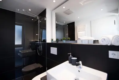 Ein Badezimmer in der Unterkunft Mood Studios
