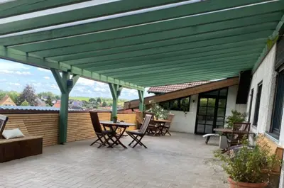 Ein Balkon oder eine Terrasse in der Unterkunft Weingut Mathis Apartment 2 Sunrise