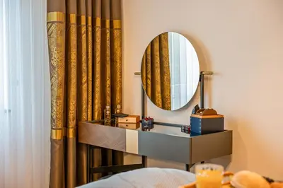 Ein Bett oder Betten in einem Zimmer der Unterkunft Diamond Deluxe