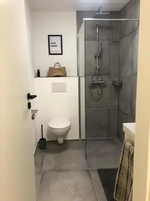 Ein Badezimmer in der Unterkunft Idyllische Gemütlichkeit I die schwäbische Toskana I 15min von Stuttgart