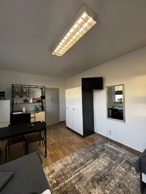 Küche/Küchenzeile in der Unterkunft Monteur Boardinghouse WorkHomes Zuffenhausen