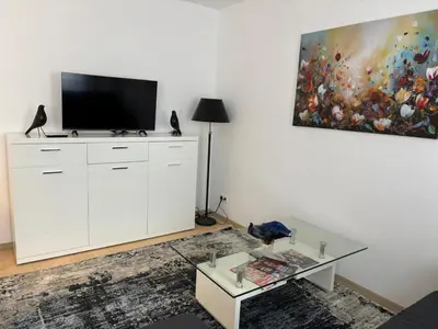 TV/Unterhaltungsangebot in der Unterkunft Modern Apartment Karlsruhe City Center