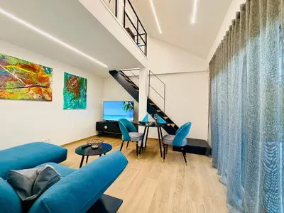 TV/Unterhaltungsangebot in der Unterkunft Das Kunstgalerie-Haus! Nahe TPK, KIT, DFS und EnBW