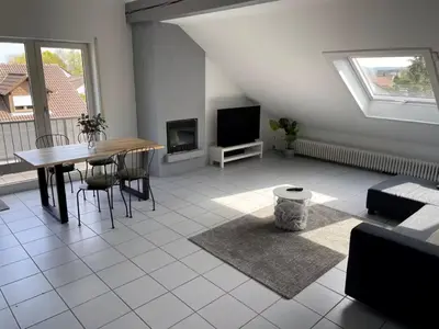 TV/Unterhaltungsangebot in der Unterkunft Loft mit Kaminofen - Karlsdorf