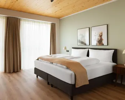 Ein Bett oder Betten in einem Zimmer der Unterkunft Limehome Mannheim City Center