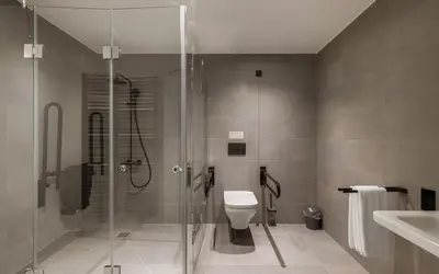 Ein Badezimmer in der Unterkunft Limehome Mannheim City Center