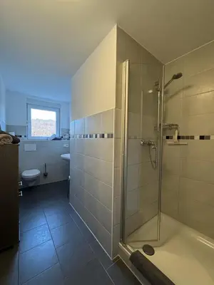 Ein Badezimmer in der Unterkunft Ferienwohnungen Weber