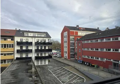 Das Gebäude in dem sich die Ferienwohnung befindet
