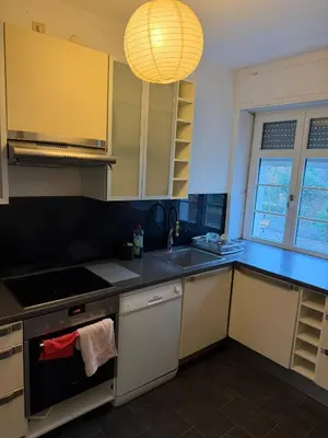 Küche/Küchenzeile in der Unterkunft Stadtmitte Ferienwohnung