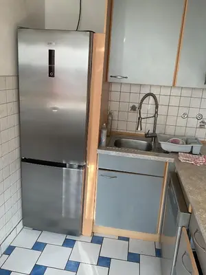 Küche/Küchenzeile in der Unterkunft Bayrisch Nizza