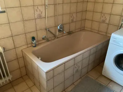 Ein Badezimmer in der Unterkunft Bayrisch Nizza