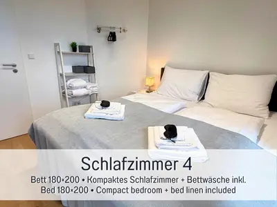 Ein Bett oder Betten in einem Zimmer der Unterkunft Panorama Penthouse - Whirlpool - Sauna - Billiard