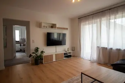 TV/Unterhaltungsangebot in der Unterkunft Glanzvoll, moderne Wohnung