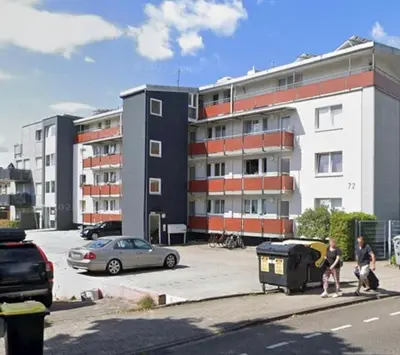 Das Gebäude in dem sich die Ferienwohnung befindet