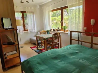 Ein Bett oder Betten in einem Zimmer der Unterkunft Apartment Essenheim by Interhome