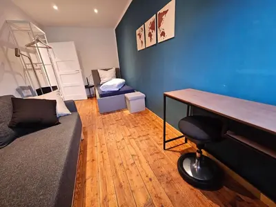 Ein Sitzbereich in der Unterkunft Holiday Home Kiwihof by Interhome