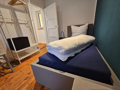 Ein Bett oder Betten in einem Zimmer der Unterkunft Holiday Home Kiwihof by Interhome