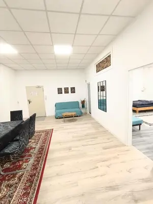 Ein Sitzbereich in der Unterkunft Lumara Apartment für 4 Personen