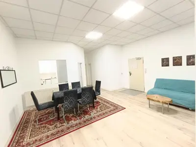 Ein Sitzbereich in der Unterkunft Lumara Apartment für 4 Personen