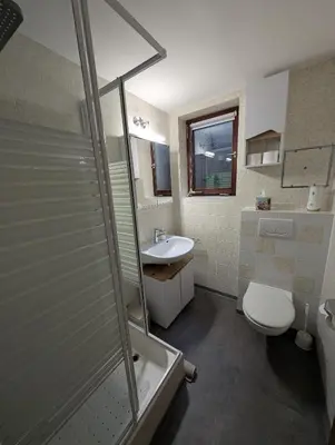 Ein Badezimmer in der Unterkunft Weinbergnest