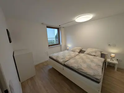 Ein Bett oder Betten in einem Zimmer der Unterkunft Weinbergnest
