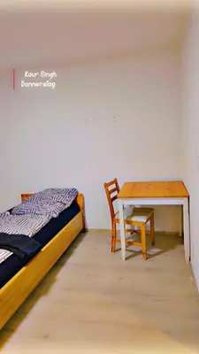 Ein Bett oder Betten in einem Zimmer der Unterkunft Monteure Wohnung in Bad Friedrichshall