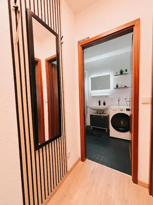 Ein Badezimmer in der Unterkunft Ferienwohnung - gemütliches Heim Li-Apartments