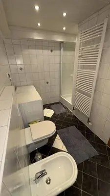 Ein Badezimmer in der Unterkunft Cozy & Modern Apt. Between Karlsruhe & Pforzheim