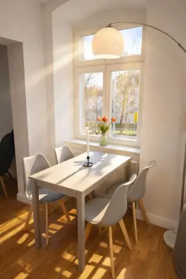Grundriss der Unterkunft BELLA - Business&Family Ap 9, 100m zum Konzerteingang Schloß, Parkplatz, SmartTV, Netflix, Waschmaschine, 24h Checkin, 35qm