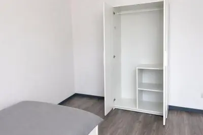 Ein Bett oder Betten in einem Zimmer der Unterkunft Monteur- und Ferienunterkunft Waghäusel
