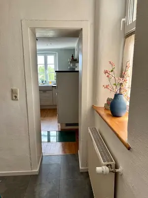 Küche/Küchenzeile in der Unterkunft Wohnung mit besonderem Ausblick