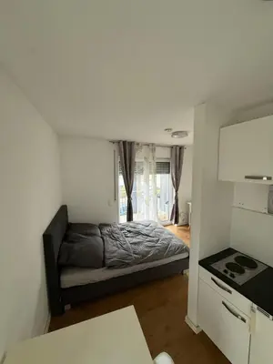 Küche/Küchenzeile in der Unterkunft 1 Zimmerwohnung in Aschaffenburg