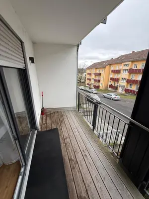 Ein Balkon oder eine Terrasse in der Unterkunft 1 Zimmerwohnung in Aschaffenburg