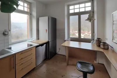 Grundriss der Unterkunft Jugendstil Ferienwohnung Neustadt