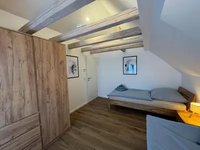 Ein Sitzbereich in der Unterkunft Melem Apartments 2