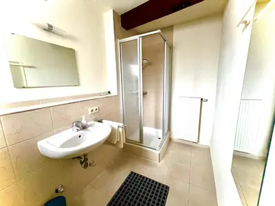 Ein Badezimmer in der Unterkunft Gasthaus Rose