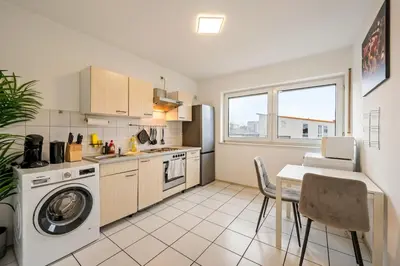 Küche/Küchenzeile in der Unterkunft RH02 - Großes Apartment in Bensheim
