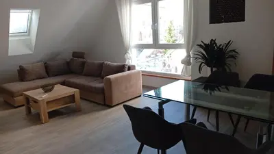 Ein Sitzbereich in der Unterkunft Walldürn Zentrum 2