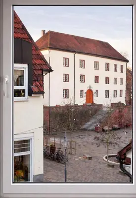 Das Gebäude in dem sich die Ferienwohnung befindet