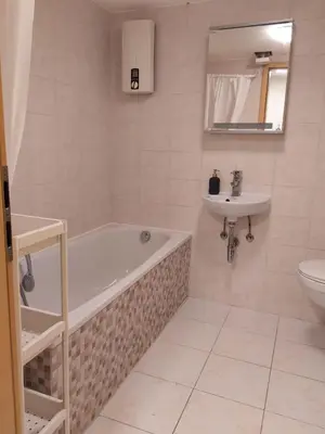 Ein Badezimmer in der Unterkunft Ferienwohnung Kastanienbaum - ruhige und zentrale Lage in Altstadt