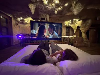 TV/Unterhaltungsangebot in der Unterkunft Wellness Höhlen Suite & Spa