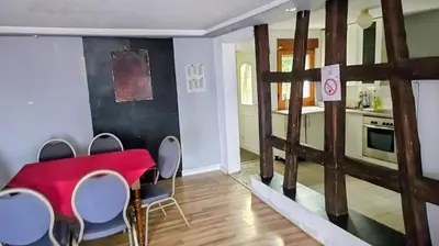 Küche/Küchenzeile in der Unterkunft Monteurzimmer Nähe Pforzheim
