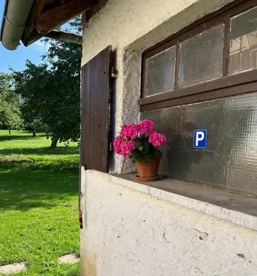 Ein Garten an der Unterkunft Freundliches Gästehaus - Lichtblick -