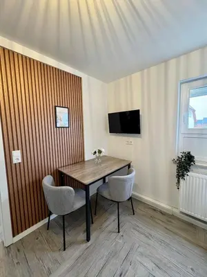 TV/Unterhaltungsangebot in der Unterkunft Modern apartment 2 for fitters with parking space in Lampertheim