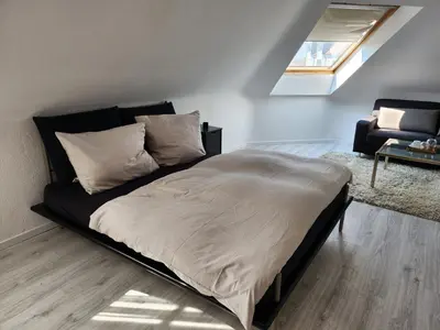 Ein Bett oder Betten in einem Zimmer der Unterkunft Hotel zur Linde