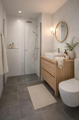 Ein Badezimmer in der Unterkunft Ferienwohnung Engele