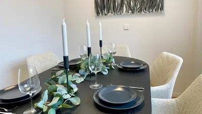 Grundriss der Unterkunft Design Apartment Gruppen & Business 10 min zu SAP